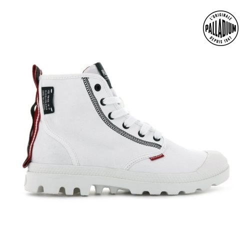 Bottes Palladium Pampa Dare 2 Survive Homme Blanche | FR NLW318U